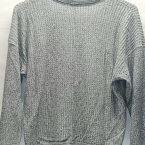 American Eagle Ladies Soft & Sexy Plush Cardigan Sweater Gray Cropped Size XS/S - Picture 4 of 6